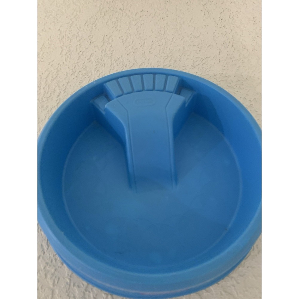 Vintage‎ Little Tikes Dollhouse Size Blue Swimming Pool 7" Wide - Picture 2 of 3
